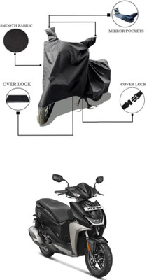 RAQTRO Waterproof Two Wheeler Cover for Hero(Scooty, Black)