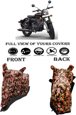 Amexride Two Wheeler Cover for Royal Enfield(350 BS6, Multicolor)