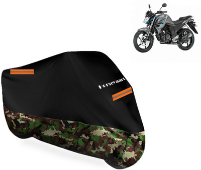 Horseyaart Waterproof Two Wheeler Cover for Yamaha(FZ S FI (V 2.0), Multicolor)