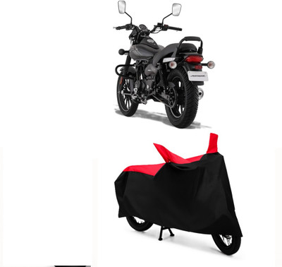 Autohug Waterproof Two Wheeler Cover for Bajaj(Avenger 160 Street, Black, Red)
