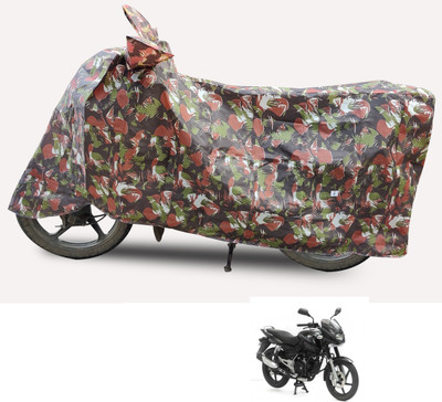 Euro Care Two Wheeler Cover for Bajaj(Pulsar 180 DTS-i, Brown)
