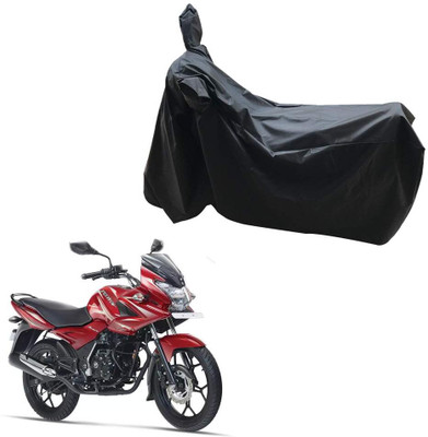 KEDIT Two Wheeler Cover for Bajaj(Discover 150 f, Black)