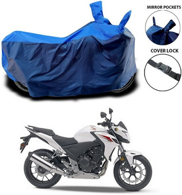 DeepShakshi AUTOMOTIVE Waterproof Two Wheeler Cover for Honda(Blue)