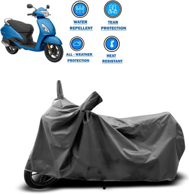 DeepShakshi AUTOMOTIVE Two Wheeler Cover for TVS(Jupiter classic, Grey)