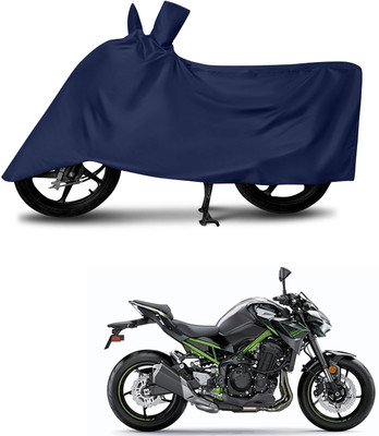 DeepShakshi AUTOMOTIVE Waterproof Two Wheeler Cover for Kawasaki(Z900, Blue)