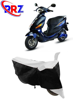 RRZ Waterproof Two Wheeler Cover for Hero(Electric Cruz, Black, White)