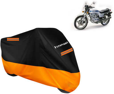 Horseyaart Waterproof Two Wheeler Cover for Honda(CB 400, Orange)
