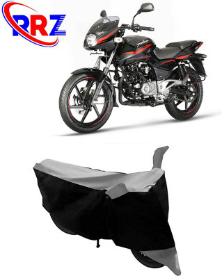 RRZ Waterproof Two Wheeler Cover for Bajaj(Pulsar 180 DTS-i, Black, Grey)
