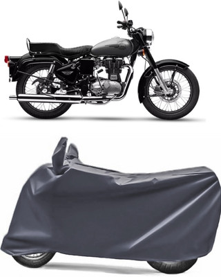 V VINTON Two Wheeler Cover for Royal Enfield(Bullet 350, Grey)
