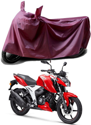 THE REAL ARV Waterproof Two Wheeler Cover for TVS(Apache RTR 165 RP, Maroon)