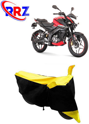 RRZ Waterproof Two Wheeler Cover for Bajaj(Pulsar 160 NS DTS-i, Black, Yellow)