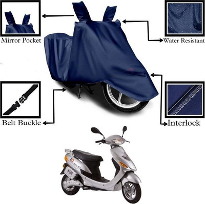 DeepShakshi AUTOMOTIVE Waterproof Two Wheeler Cover for Hero(Glamour Blaze, Blue)