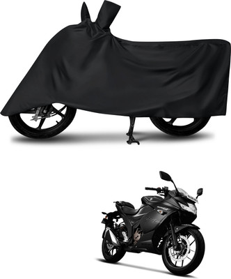 DeepShakshi AUTOMOTIVE Waterproof Two Wheeler Cover for Suzuki(Gixxer SF 250, Black)