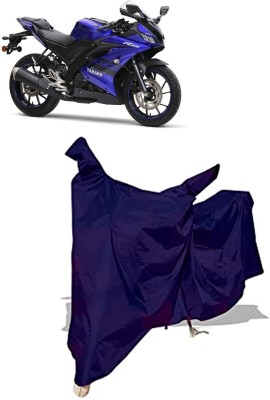 Amexride Two Wheeler Cover for Yamaha(YZF R15 BS6, Blue)