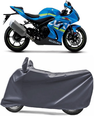 V VINTON Two Wheeler Cover for Suzuki(GSX R1000, Grey)