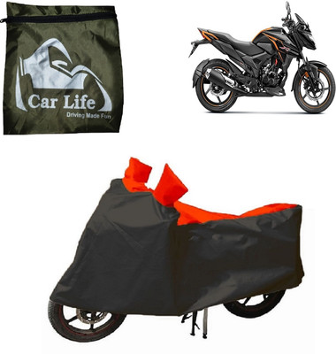 Car Life Waterproof Two Wheeler Cover for Honda(X-Blade, Red, Black)
