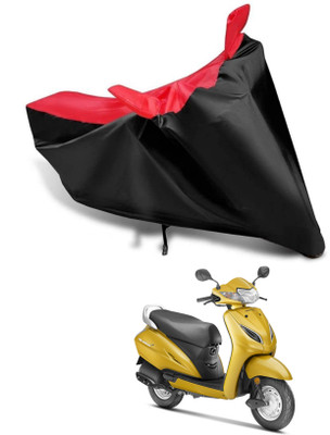 KEDIT Two Wheeler Cover for Honda(Activa 5G, Red, Black)