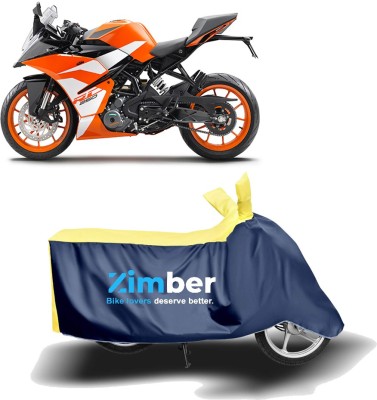 ZIMBER Two Wheeler Cover for KTM(RC 200, Yellow, Blue)