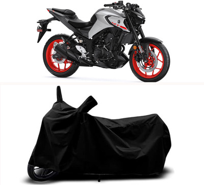 RABABLI Waterproof Two Wheeler Cover for Yamaha(MT 03, Black)