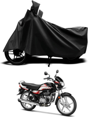 MMSSTAR Waterproof Two Wheeler Cover for Hero(HF Deluxe BS6, Black)