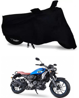 THE REAL ARV Waterproof Two Wheeler Cover for Yamaha(FZ-X, Black)