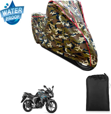 PAGORA Waterproof Two Wheeler Cover for Yamaha(Fazer-FI BS6, Yellow)