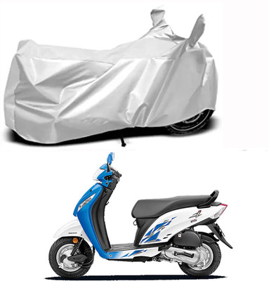 Aoriyon Two Wheeler Cover for Honda(Activa i, Silver)