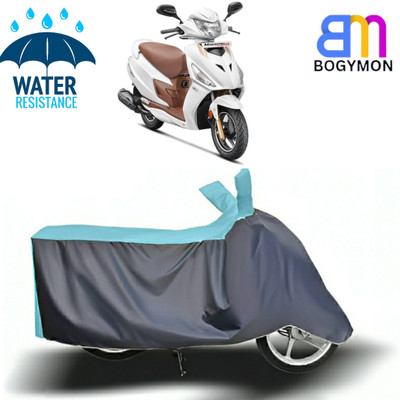 BOGYMON Waterproof Two Wheeler Cover for Hero(Maestro, Grey, Blue)