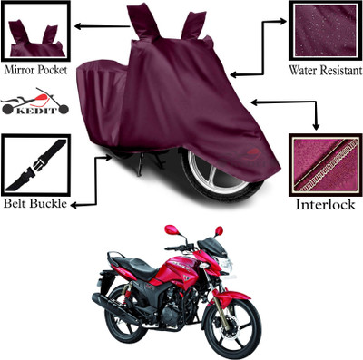 AASHTIK MART Two Wheeler Cover for Hero(Maroon)