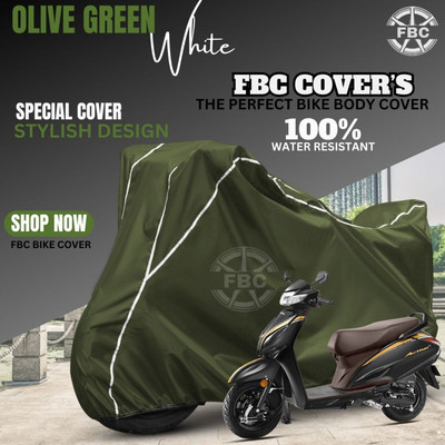 AutoGalaxy Waterproof Two Wheeler Cover for Honda(Activa 6G, White)