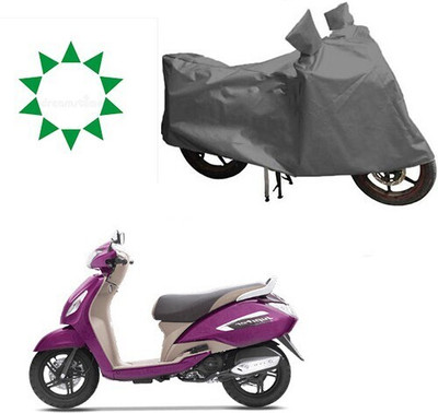 MMSSTAR Waterproof Two Wheeler Cover for TVS(Jupiter, Grey)