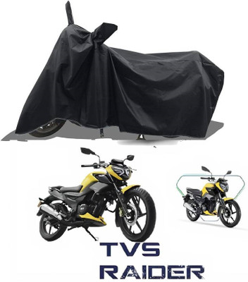 smwzxyu Waterproof Two Wheeler Cover for TVS(Black)