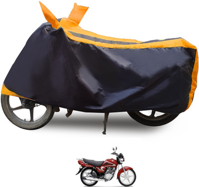 Euro Care Waterproof Two Wheeler Cover for Suzuki(Heat, Orange)