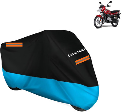 Horseyaart Waterproof Two Wheeler Cover for Bajaj(Platina 100 DTS-i, Blue)