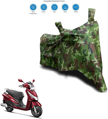 Aamaya Store Waterproof Two Wheeler Cover for Hero(Glamour, Green)