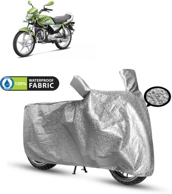 AutoGalaxy Waterproof Two Wheeler Cover for Hero(HF Deluxe Eco, Silver)