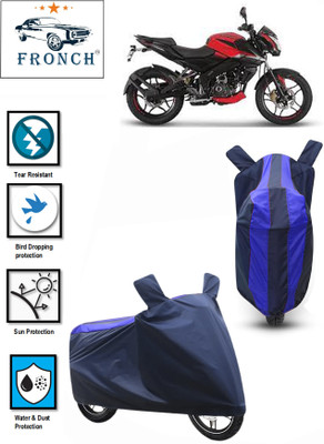FRONCH Waterproof Two Wheeler Cover for Bajaj(Pulsar NS-160 BS6, Blue)