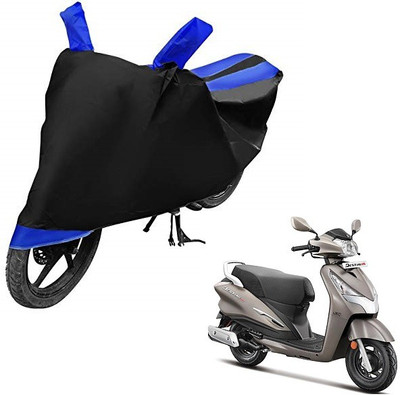 MOCKHE Two Wheeler Cover for Hero(Destini 125, Blue)