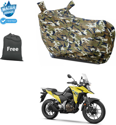 GOSHIV-car and bike accessories Waterproof Two Wheeler Cover for Suzuki(Yellow)