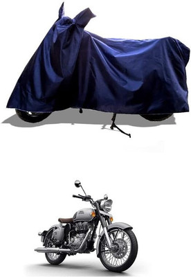KEDIT Two Wheeler Cover for Royal Enfield(Classic 350, Blue)