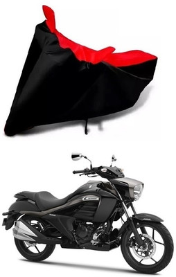 DSAMI Two Wheeler Cover for Suzuki(Intruder, Red, Black)