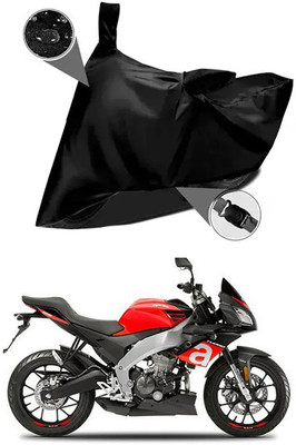 Mdstar Waterproof Two Wheeler Cover for Aprilia(Tuono 150 BS6, Black)