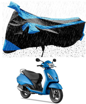 AutoGalaxy Two Wheeler Cover for TVS(Jupiter, Blue, Black)