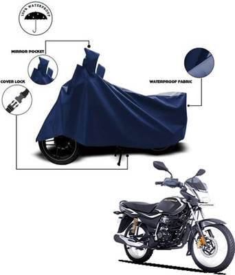 Aamaya Store Waterproof Two Wheeler Cover for Bajaj(Platina 100 DTS-i, Blue)