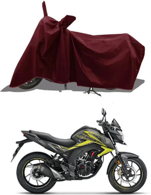 WMIZEXA Waterproof Two Wheeler Cover for Honda(CB Hornet 160R, Maroon)