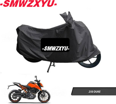 smwzxyu Waterproof Two Wheeler Cover for KTM(390 Duke, Black)