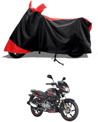 KEDIT Two Wheeler Cover for Bajaj(Pulsar 125, Red)
