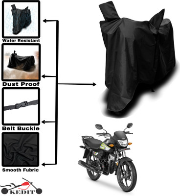 KEDIT Two Wheeler Cover for Honda(CD 100 SS, Black)