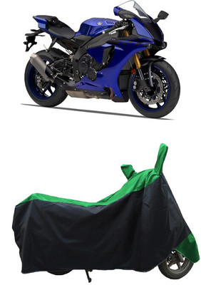 Coxtor Waterproof Two Wheeler Cover for Yamaha(YZF R1M BS6, Green)