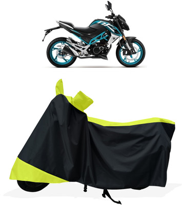 Tricway Two Wheeler Cover for CFMoto(150NK, Yellow, Black)